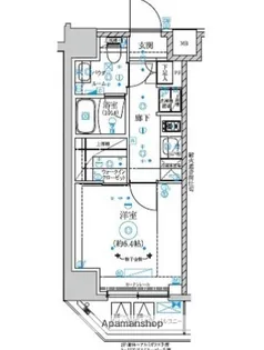 RELUXIA横濱吉野町Ⅲ【7階】の間取り