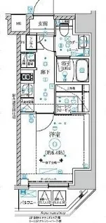RELUXIA横濱吉野町Ⅲ【11階】の間取り