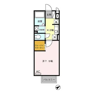 セジュールヒノキ【1階】の間取り