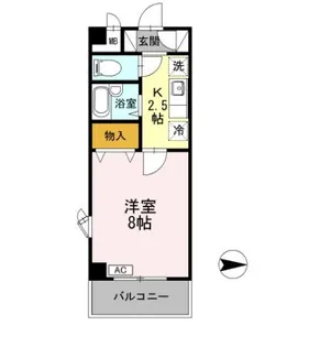 KS.BLDG.OPPAMA【3階】の間取り