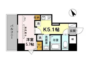 アイリス大森【7階】の間取り
