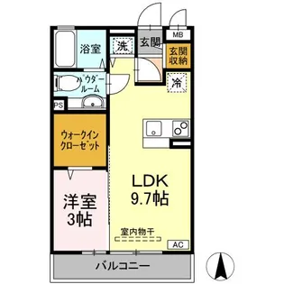 コート ロイヤル アネックス【3階】の間取り