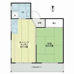 江ノ島シーサイドマンション【3階】の間取り