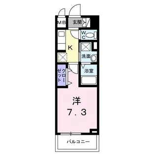 スアヴィス平塚八千代【9階】の間取り