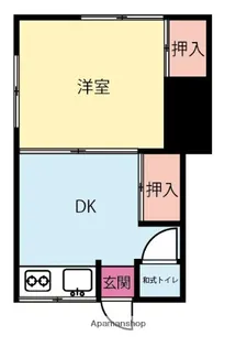 遠藤町アパート【2階】の間取り