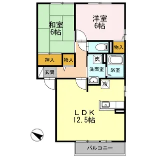 ヴィーブル【2階】の間取り