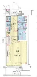 プレサンス横浜鶴見市場シュネル【11階】の間取り