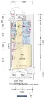 プレサンス横浜鶴見市場シュネル【10階】の間取り