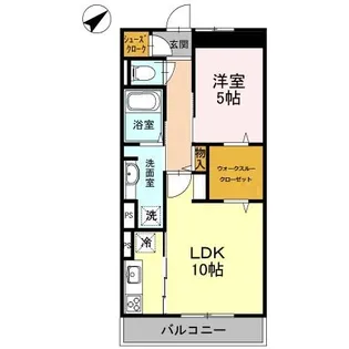 パークヒルズ【3階】の間取り