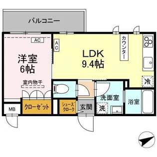 ロイジェントパークス西馬込 ロイジェントパークス西馬込(209号【2階】の間取り