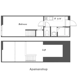 リッチスペース桜山B棟【1階】の間取り