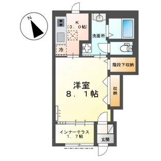 ドミール FT 綱島【1階】の間取り