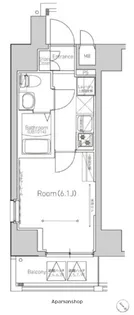 RELUXIA横濱鶴見【6階】の間取り