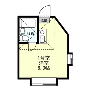 パンシオン読売ランド前A棟【2階】の間取り
