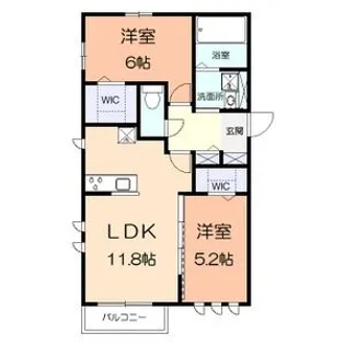 ベルモード【1階】の間取り