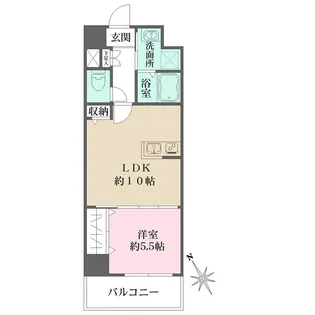 NーFLATS横浜関内Ⅱ【7階】の間取り