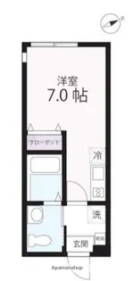 ハーミットクラブハウス野毛山公園(仮)【1階】の間取り