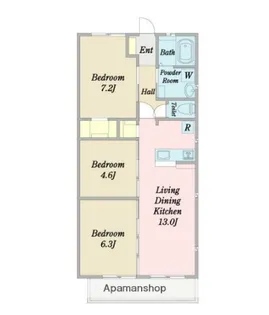 KOTIHARU C棟【2階】の間取り