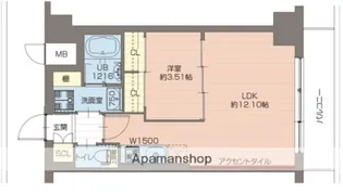 プレジオ宮崎台【4階】の間取り