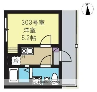 ウィステリアパルク西横浜【3階】の間取り