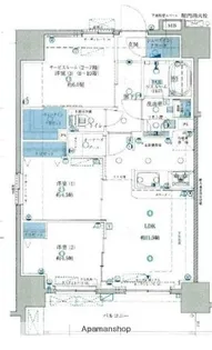 ブリシア横濱石川町【3階】の間取り