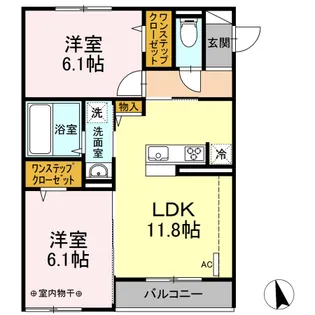 ロイヤルレジデンス【3階】の間取り