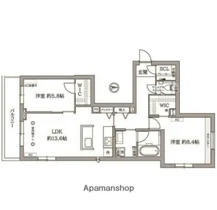 SIGNATURE07【2階】の間取り