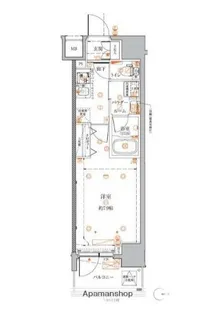 クレイシアIDZ蒲田.【9階】の間取り