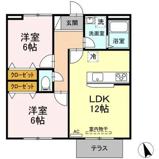 アムール大倉山 C棟【1階】の間取り