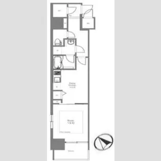 エステムプラザ川崎【2階】の間取り