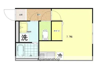 フェリチタ鶴見【4階】の間取り
