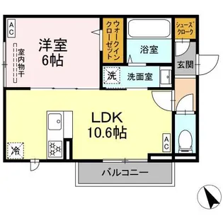 リューベ【2階】の間取り