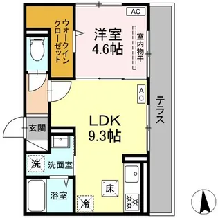 D PAINA 桜ヶ丘【1階】の間取り