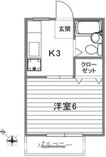 サニーコーポ豊田【1階】の間取り
