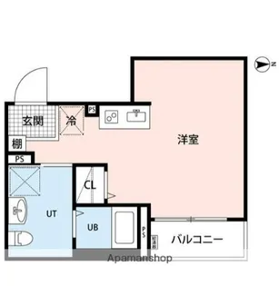 レガーロ西谷【3階】の間取り