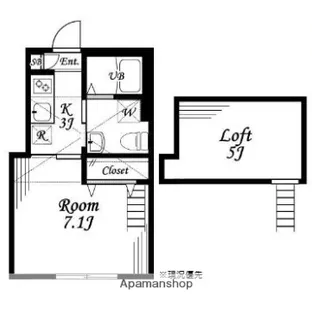 BEAMS PINE【2階】の間取り