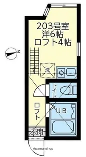 ユナイト藤崎メアリーバーンズ【2階】の間取り