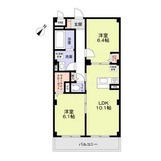 フィレ デ フルール【5階】の間取り