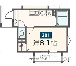 MELDIA上溝Ⅲ【2階】の間取り