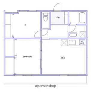フォレスト南林間【2階】の間取り