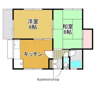マンションフジ【2階】の間取り