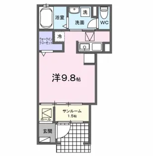 夕凪【1階】の間取り