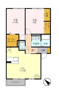 グランド ソレーユ【2階】の間取り