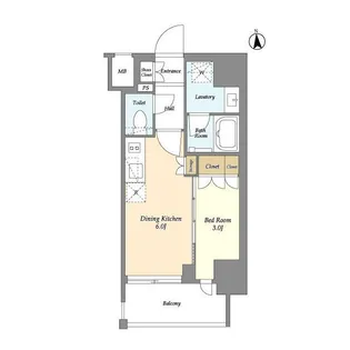 HF大森レジデンス【4階】の間取り