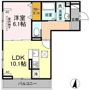 FRISCHER MORGENIII (フリッシャーモルゲンスリ【1階】の間取り