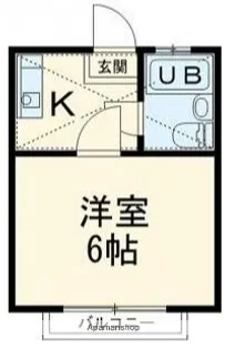 バーディーハウス鶴巻北【2階】の間取り