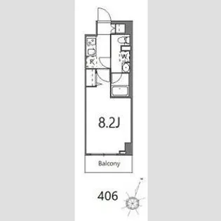 ティーステージジェイアール浜川崎【4階】の間取り