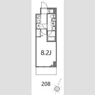ティーステージジェイアール浜川崎【2階】の間取り