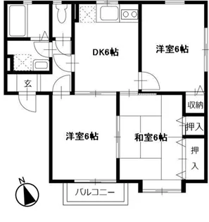 ラルジュ・アイ【2階】の間取り