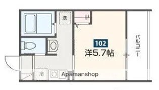 MELDIAかしわ台駅前【1階】の間取り